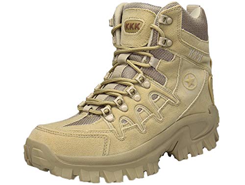 GJRRX Botas de Escalada para Hombre Botas Militares Tácticas Trekking Antideslizantes Resistentes Al Desgaste Zapatos para Hombres Actividades al Aire Libre 39-46
