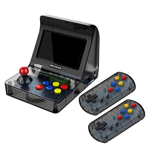 Goolsky- A8 Retro Arcade Game Console Máquina de Juegos incorporada 3000 Juegos clásicos Que admiten la expansión de Tarjetas TF Gamepad Control AV out 4.3 Pantalla