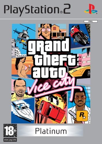 Grand Theft Auto: Vice City - Platinum (PS2) by Rockstar