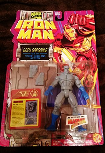 Grey Gargoyle with Stone Hurling Action! - Marvel Comics Iron Man Action Figure