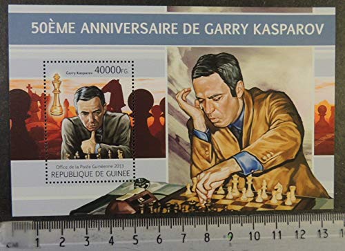 Guinea 2013 chess garry kasparov s/sheet mnh chess JandRStamps 451398