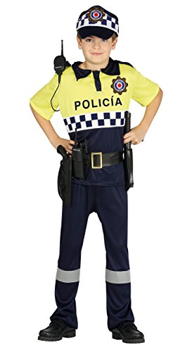 Guirca- Disfraz policía local, Talla 10-12 años (87510.0) , color/modelo surtido