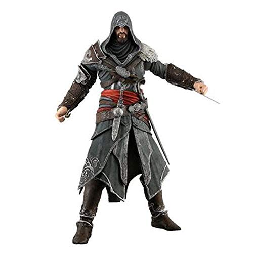 HJGHY Assassin'S Creed 3 Ezio Auditore D Firenze Figura De Acción Juguetes para Niños 15cm