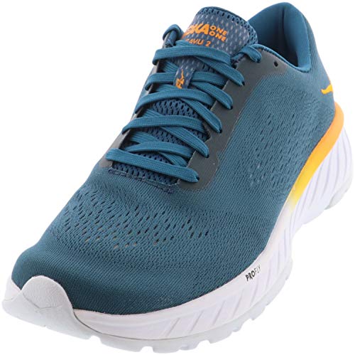Hoka One 1099723-CBBM: Men's Cavu 2 Corsair Blue/Bright Marigold Running Sneaker (9 D(M) US Men)
