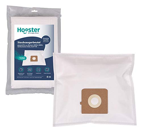 Hooster Hossi's Wholsale - Lote de 10 bolsas para aspiradora Menalux 4900 (DCT 172) / DCT172 / con filtro adicional