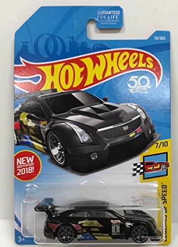 Hot Wheels 2018 50th Anniversary Legends of Speed '16 Cadillac ATS-V R 70/365, Black