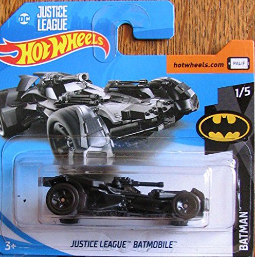 Hot Wheels 2018 Batman DC Comics Justice League Batmobile Black 1/365 (Short Card)