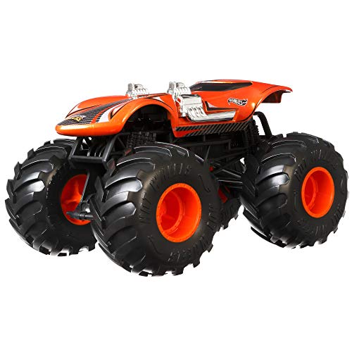 Hot Wheels- Monster Trucks Twin Mill, coche de juguete +3 años (Mattel GJG70)