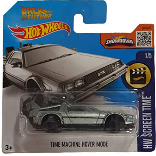 Hot Wheels Time Machine Hover Mode Back To The Future HW Screen Time 1/5 2016 (221/250) Short Card