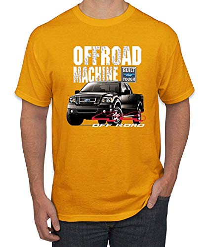 Hunter qiang Ford Offroad Machine Clásico Construido Resistente 4x4 Off Road | Camiseta gráfica para Hombre, Coches y Camiones S