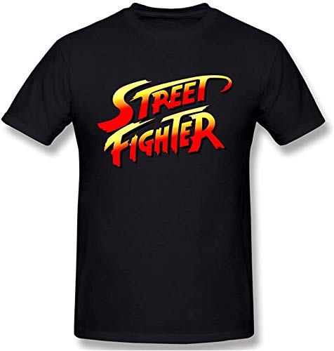 iBarabara Men's T Shirt Print Graphic Street Fighter Short Sleeves T Shirts