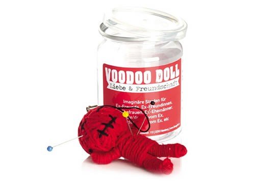 ILG Voodoo Doll - Muñeco vudú para el amor y la amistad, diseño con texto en alemán