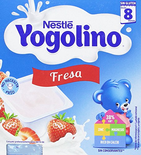 Iogolino - Fresa A Partir De 8 Meses 4 x 100 g - [pack de 3]