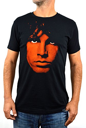 Jim Morrison Faces T-Shirt Hombre Impresión del Manual de la Pantalla de Agua (XXXL Hombre)