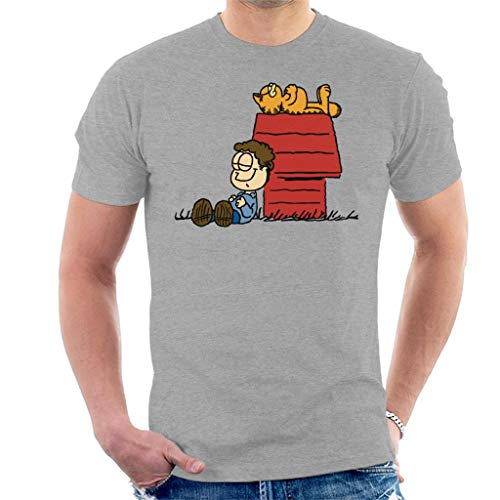 Jon Brown Garfield Snoopy Peanuts Men's T-Shirt