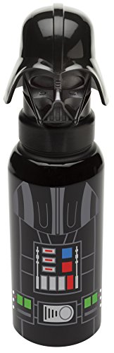 Joy Toy 80303 635 ml Darth Vader Aluminio Bebidas Botella con 3D con Tapa de Rosca