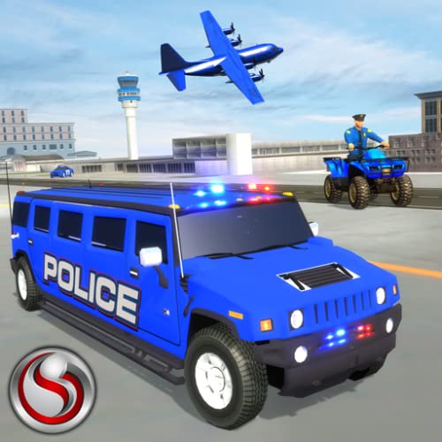 Juego de aviones de transporte Hummer de la policía de los Estados Unidos