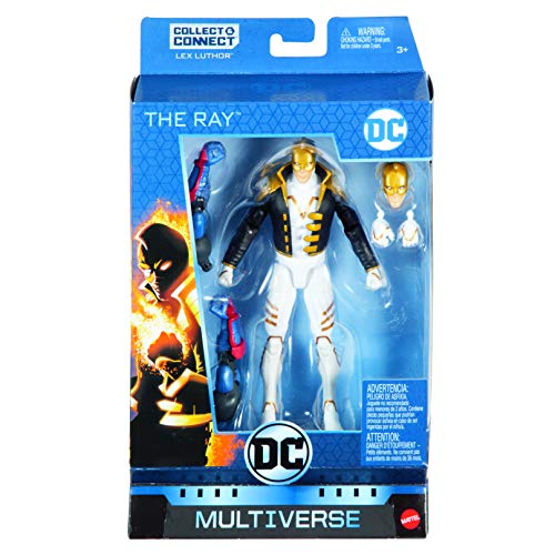 Justice League- Figura The Ray, Multicolor (Mattel FVY90) , color/modelo surtido
