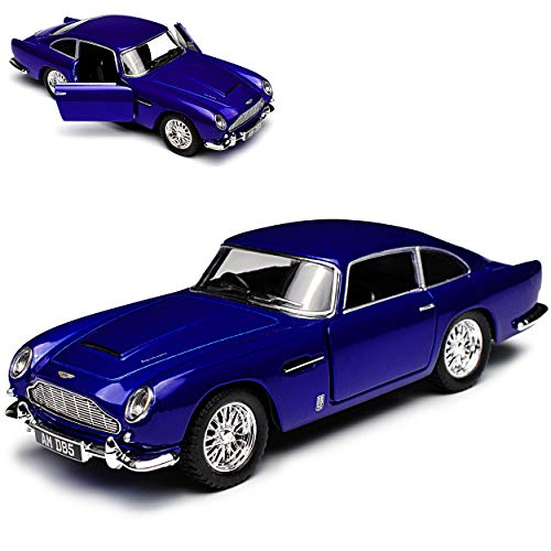 Kinsmart Aston Martin DB5 Coupe Azul James Bond 007 Goldfinger 1963-1965 ca 1/43 1/38 Modelo Auto