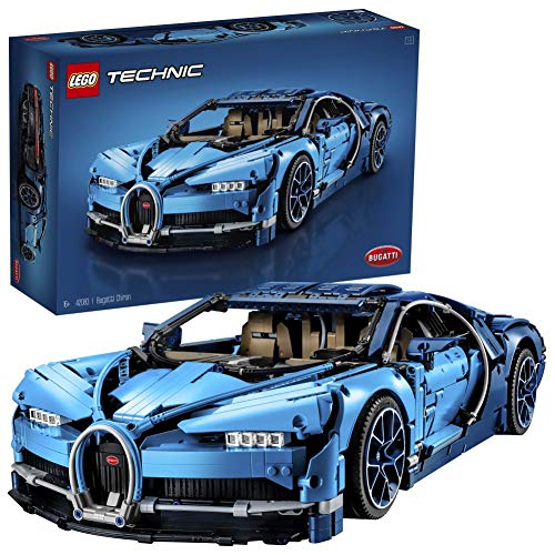 LEGO 42083 Technic Bugatti Chiron - Maqueta para Montar el Deportivo, Set de Construcción de Coche de Carreras, Modelo a Escala de Deportivo Coleccionable de Juguete