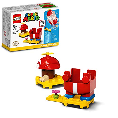 LEGO 71371 Super Mario Pack Potenciador: Mario Helicóptero, Set de Expansión, Disfraz para Juguete Fly&Flow