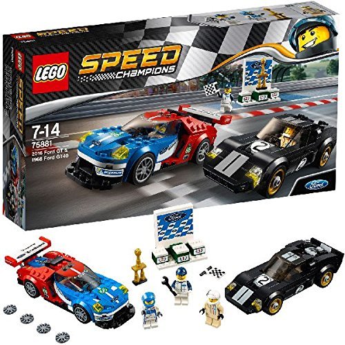LEGO Speed Champions - Coches Ford GT de 2016 y Ford GT40 de 1966 (75882)