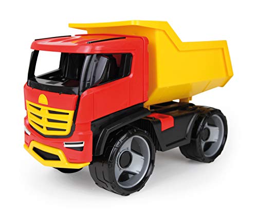 Lena GIGA Trucks Dump Truck Titan vehículo de Juguete - Vehículos de Juguete (Negro, Rojo, Amarillo, Camión, Dump Truck, Interior / Exterior, 3 año(s), Niño/niña)