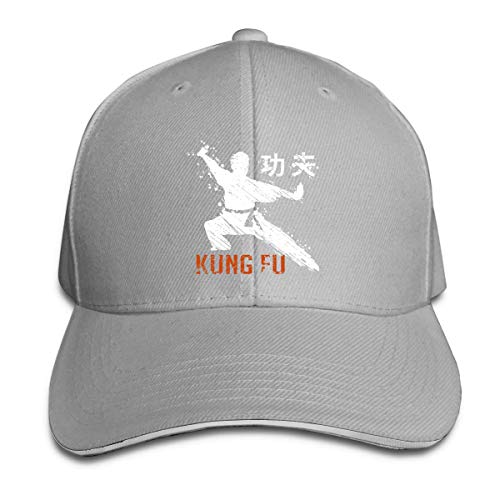 Love Kung Fu Men Gorra de béisbol de Perfil bajo Ajustable Sombrero de papá