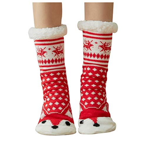 LUCKYCAT navidad calcetines Copo de nieve Impresión 3D calcetines mujer algodon Reno medias sexy mujer lenceria Básico calcetines hombres Verde Invierno calcetines cortos blancos