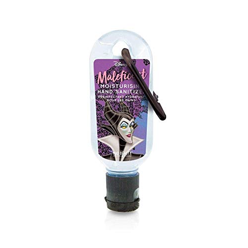 Mad Beauty, gel higienizante hidroalcohólico de Manos - Licencia Disney Villanas, con clip para enganchar mochila/bolso. 30 ml.