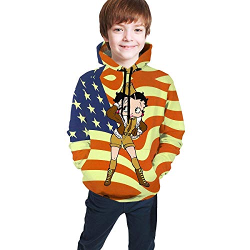 maichengxuan Be-tty Bo-op Novelty Youth Hoodie Sweatshirts Lovely para Adolescentes