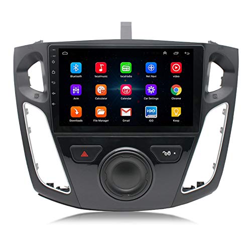 MALY Estéreo GPS Navigator De Coches Reproductor De Vídeo para Ford Focus 2012-2017 Navigator Inteligente Android Pantalla Grande Inversión De Vídeo Radio Player