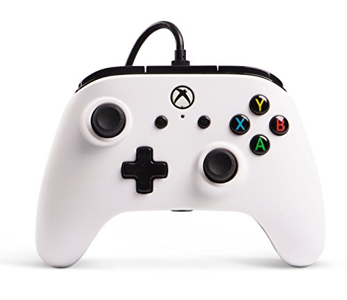Mando Con Cable Mejorado, Color Blanco (Xbox One)