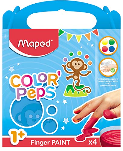 Maped 812510 - Pintura de dedos