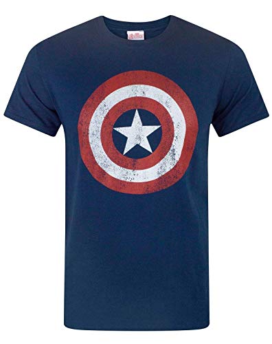 Marvel Capitan America - Camiseta para Hombre - Talla M