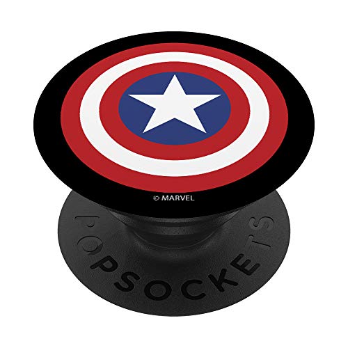 Marvel Captain America Classic Shield PopSockets Agarre y Soporte para Teléfonos y Tabletas