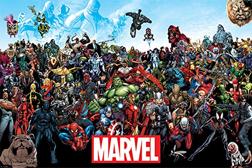 Marvel Universe – Póster (tamaño Grande), Multicolor