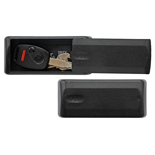 Master Lock 207EURD Caja Magnética para Llaves-207EURD-Esconder Las Llaves del Auto, Negro, 11,9 x 5.1 x 2.9 cm