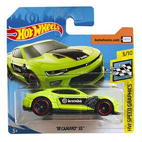 Mattel Cars Hot Wheels '18 Camaro SS HW Speed Graphics 26/250 2019 Short Card