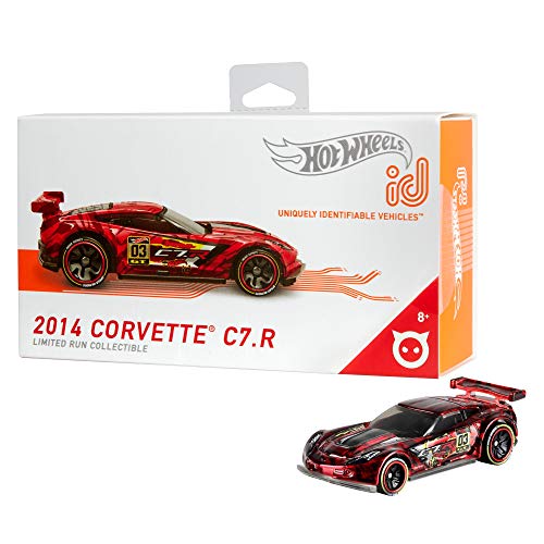 Mattel - Hot Wheels ID Vehículo de juguete, coche Corvette CR.7 , +8 años ( FXB04)