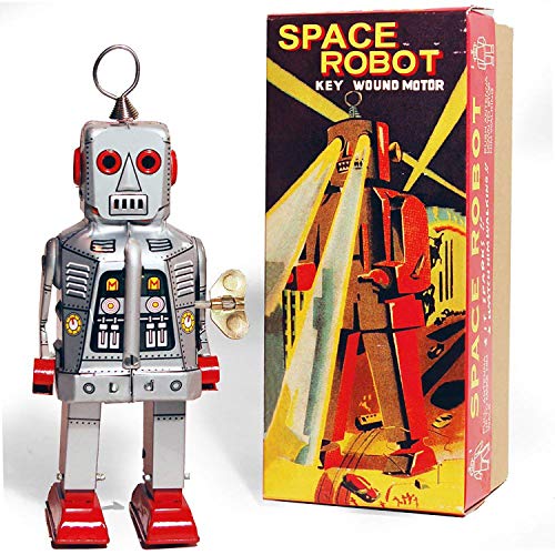 Mécanique astronaute Sparky Robby Robot étain Jouet Vent jusqu'yoshiya Robot