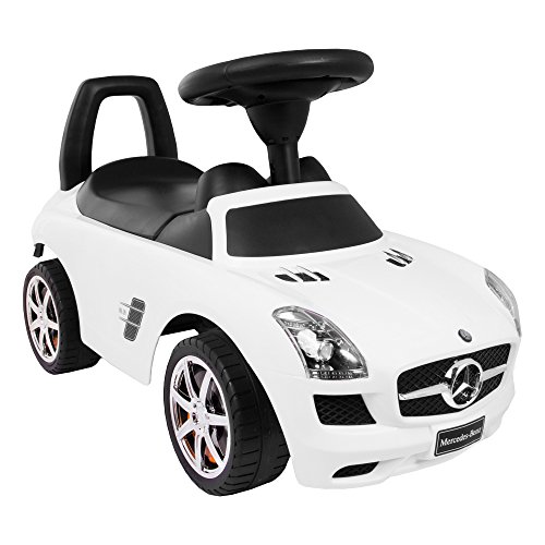 Mercedes RUTSCHAUTO Benz SLS AMG Vehículo infantil, color blanco