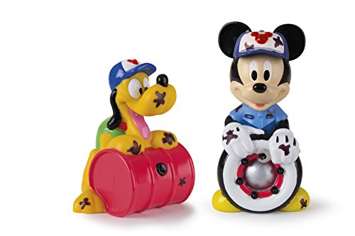 Mickey Mouse- Mickey & Pluto, Set 2 Figuras de Baño, 14 cm (Propio 182790)