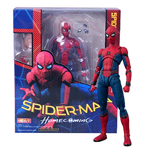 Modelo De Animespider Man Homecoming The Spiderman Acción De Estilo Simple Figura De Acción De PVC Modelo Coleccionable Toy Spide-Rman Toys 14Cm