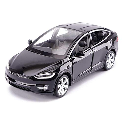 Modelo de coche modelo de coche Tesla X Todoterreno SUV 1:32 Simulación de aleación modelo de coche de tracción Hombre Cumpleaños Enviar regalo de los niños de la serie de adulto De nuevo coche exclus