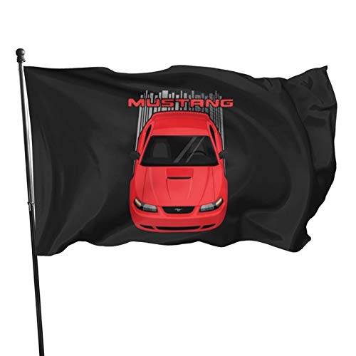 Mustang Gt 1999 a 2004 Sn95 New Edge - Banderas de bandera roja