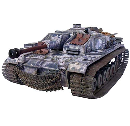 MxZas - Papel militar para puzle modelo de juguetes, escala alemana Sturmgeschuuml, TZ IIIF, tipo de tanque de niños, juguetes y regalos, 10,6 pulgadas