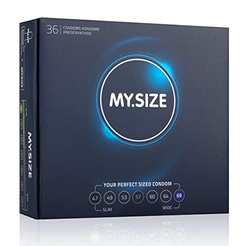 MY.SIZE - Condones, 69 mm, 36, Transparente (MS6936)