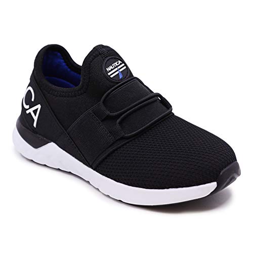 Nautica Neave/Kappil - Zapatillas deportivas para correr para niños y niñas (niños pequeños), negro (Negro), 36 EU