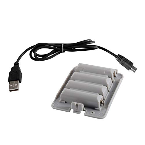 NCONCO Paquete de Batería Recargable de Alta Capacidad 3800Mah para Wii Fit Balance Board Negro